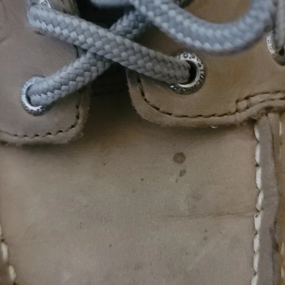 Kids sperry boat shoes. A few stains as shown in photos tons of life left! - Picture 5 of 8